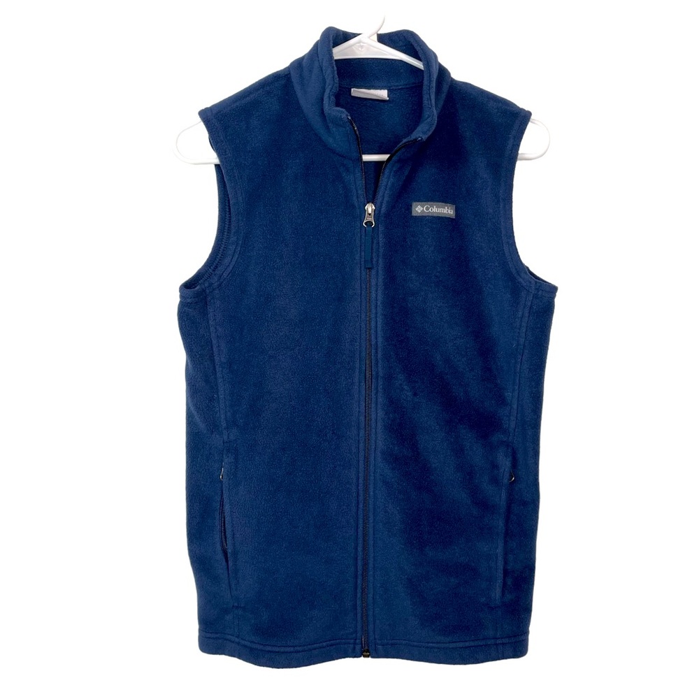 Columbia Navy Blue Fleece Vest